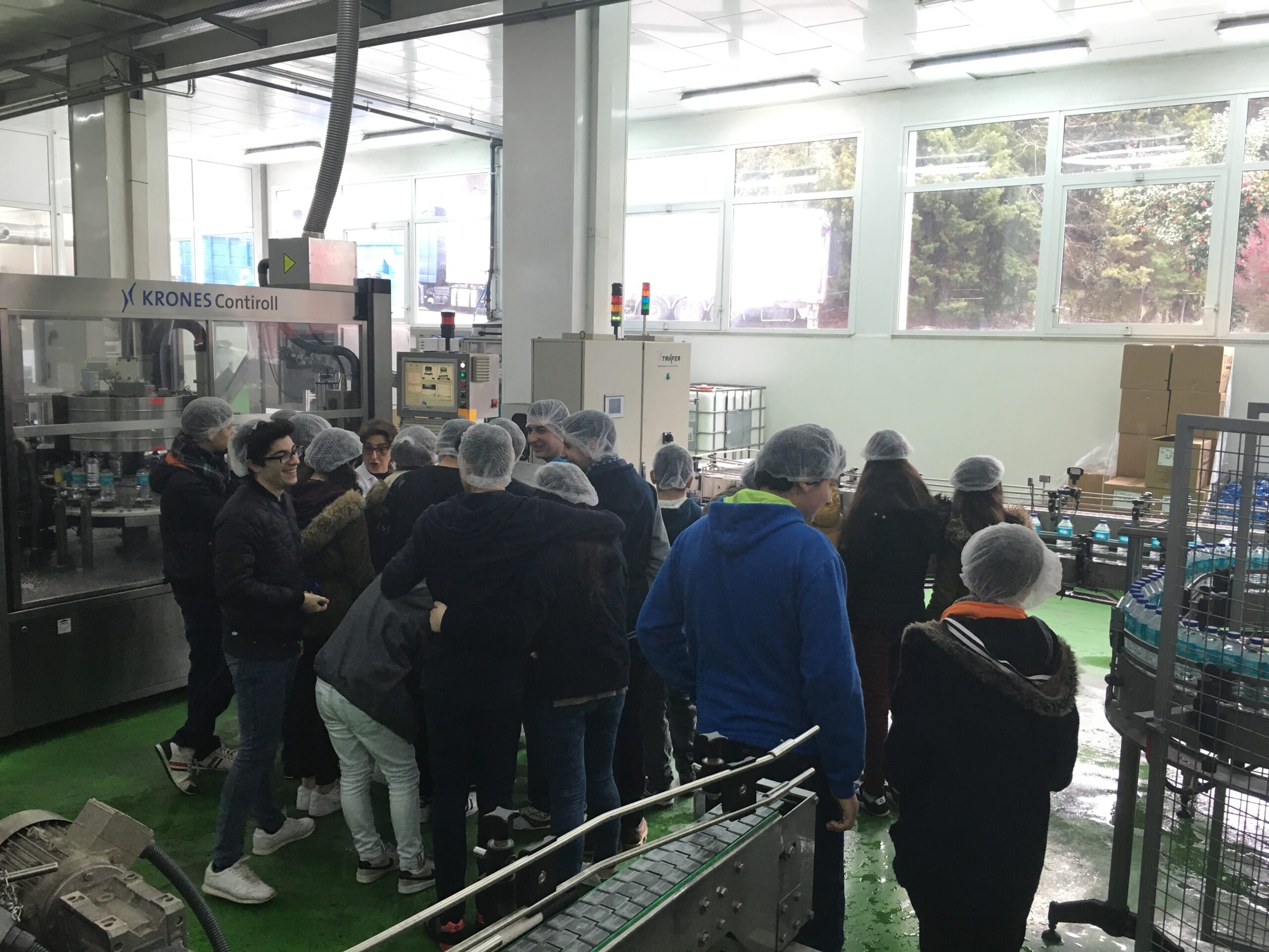 Visita a Planta embotelladora Aguas de Mondariz, en Mondariz