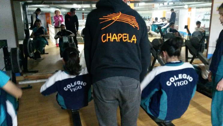 Visita a Clube de Remo de Chapela
